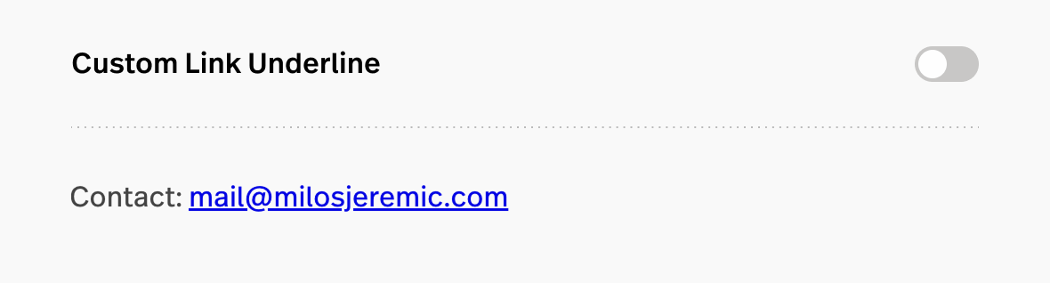 Compare: Links